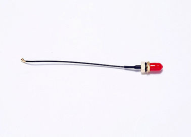 Cabo fêmea coaxial do conector do cabo 100MM SMA Ipex do RF da telecomunicação