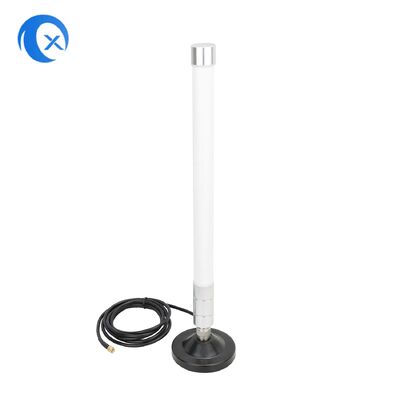Antena de Fibra de Vidro com Base Magnética 3dBi 868MHz 915MHz Antena Omni para Gateway Lora Helium