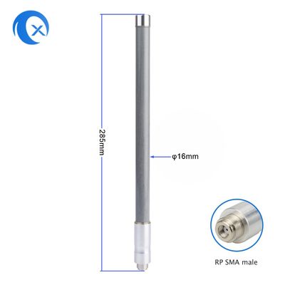 Antena ultra Wideband alta da fibra de vidro do ganho do conector impermeável do RP SMA
