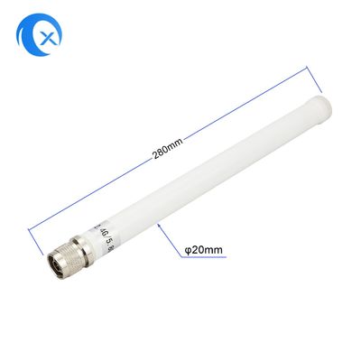 antena dupla de Basestation da fibra de vidro de WiFi da faixa de 2.4G 5.8G