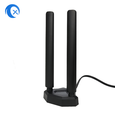 Wifi 6E Tri Band Antenna 6GHz 5GHz 2.4GHz Wifi Gaming Antenna Base magnética para PC
