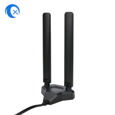 Wifi 6E Tri Band Antenna 6GHz 5GHz 2.4GHz Wifi Gaming Antenna Base magnética para PC