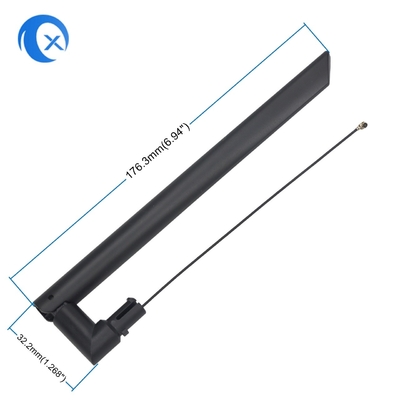 Antenna Wi-Fi de alta potência de 5 Dbi 2.4Ghz Omni Antenna com chumbo voador e Ipex para roteadores