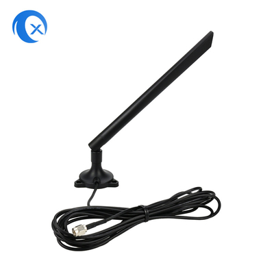 2.4G 5 DBi 5g 5.8g Wi-Fi Omnidireccional Magnet Mount Antenna com conector SMA para cartão de rede