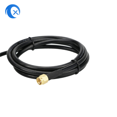 806-960MHz / 1710-2690MHz 4G LTE Antenna de montagem magnética com conector SMA de cabo LMR195