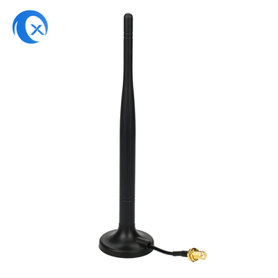 2.4G 5.8g Dual-Band 7 DBi WiFi Extender Antenna de montagem magnética com conector SMA feminino