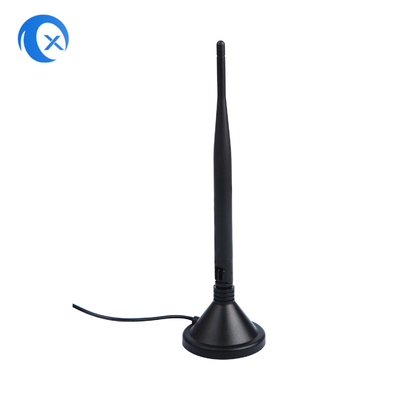 2.4G 5 DBi WiFi Extender Antenna de montagem magnética com conector masculino SMA para comunicação sem fio de sinal