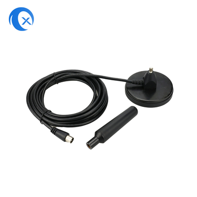 Televisão portátil com antena magnética Ariel TV Antenna montada DVB-T2