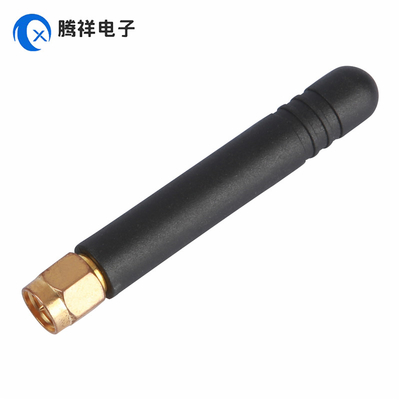 SMA Macho Direito Conector Revestido em Ouro Antenna 868MHz 2dBi Antenna de Borracha para Portátil, TV, Automóvel, Home Theatre