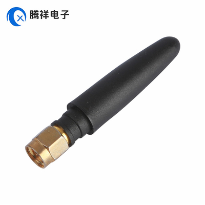 SMA Macho Direito Conector Revestido em Ouro Antenna 868MHz 2dBi Antenna de Borracha para Portátil, TV, Automóvel, Home Theatre