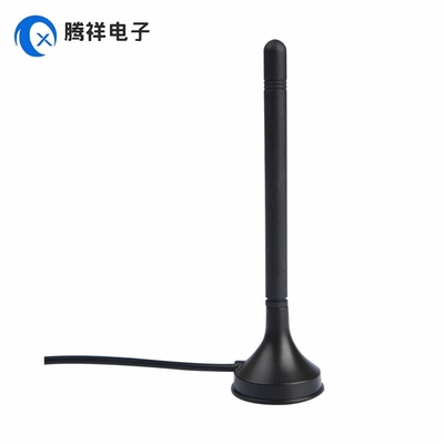 698-960MHz/1710-2700MHz 3dBi Wireless 4G/LTE Antenna SMA Conector macho Monte magnético com cabo Rg174