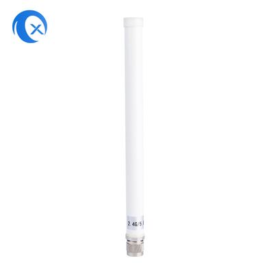 2.4G + 5.8G banda dupla de alta ganho 7DBi WiFi Área de Água Antenna de fibra de vidro com N conector masculino