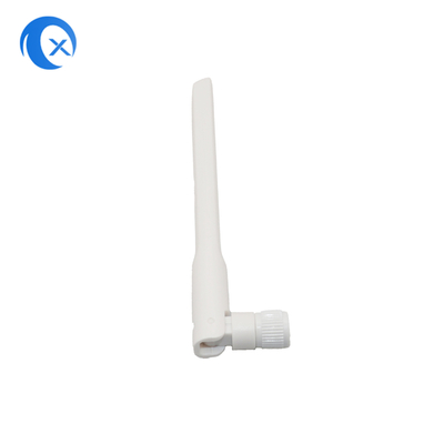 2.4GHz 5 dBi Antenna giratória externa única para câmera de segurança Antenna de pato de borracha dobrável única para roteador WiFi
