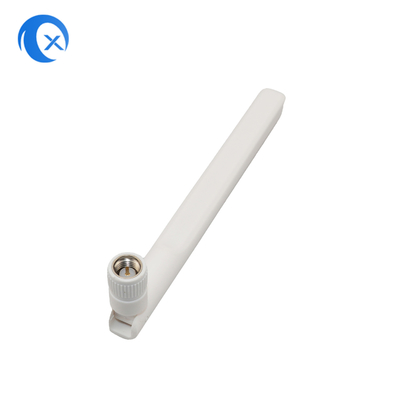 2.4GHz 5 dBi Antenna giratória externa única para câmera de segurança Antenna de pato de borracha dobrável única para roteador WiFi