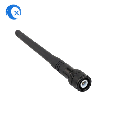 2.4GHz Alto ganho 5dBi Antenna WiFi externa de borracha Ducky com conector masculino TNC para telecomunicações