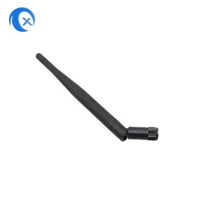 2.4G 5.8g Alto ganho 5dBi Antenna de banda dupla Antenna WiFi externa dobrável Antenna de borracha com SMA Homem para roteadores