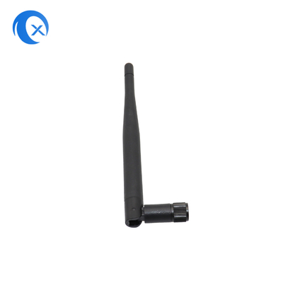 2.4G 5.8g Alto ganho 5dBi Antenna de banda dupla Antenna WiFi externa dobrável Antenna de borracha com SMA Homem para roteadores