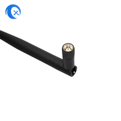 2.4G 5.8g Alto ganho 5dBi Antenna de banda dupla Antenna WiFi externa dobrável Antenna de borracha com SMA Homem para roteadores