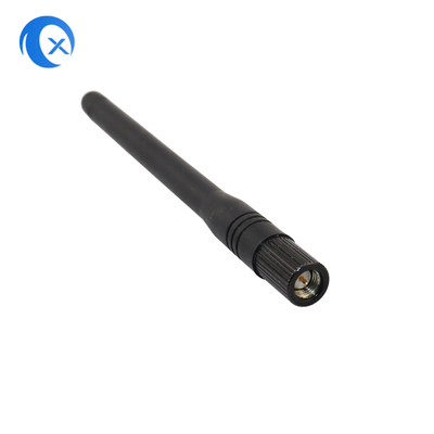 433/868 MHz Antenna de pato de borracha omnidirecional Lora externa com SMA macho para roteadores e walkie-talkie