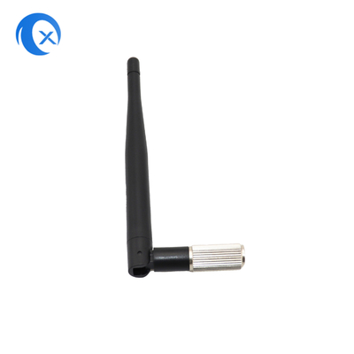 2.4GHz 3dBi Antenna de pato de borracha externa única com conector SMA giratório para câmera de segurança HD