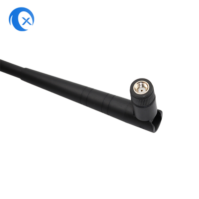 Antenna portátil de pato de borracha opera de 2,4 GHz a 2,5 GHz Antenna com um conector masculino SMA RP de ganho nominal de 3 dBi