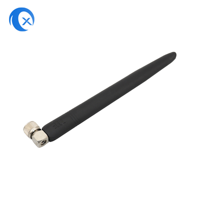 Alto ganho 5dBi fixo de 90 graus de borracha externa de ângulo reto RP SMA Conector masculino 2.4GHz Antenna para câmera de segurança HD