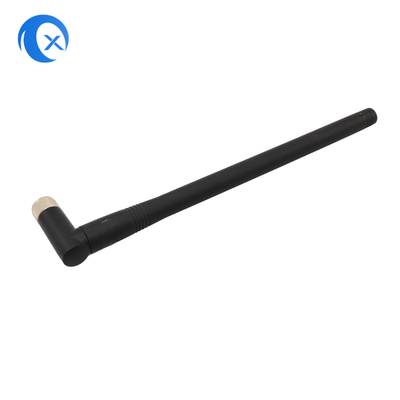 2.4G Alto ganho 5dBi Ângulo direito fixo Externo Pato de borracha WiFi SMA Antenna para Roteador WiFi