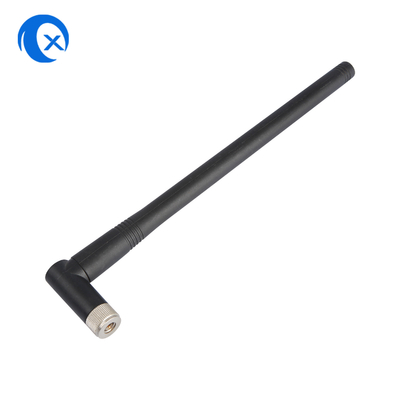2.4G Alto ganho 5dBi Ângulo direito fixo Externo Pato de borracha WiFi SMA Antenna para Roteador WiFi