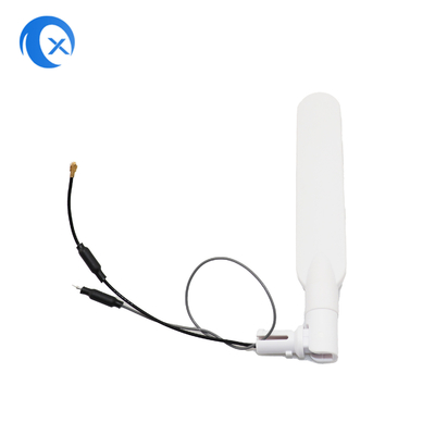 2.4/5.8g Alto ganho 3dBi banda dupla omnidirecional WiFi antena de remoção giratória com fio voador para roteadores