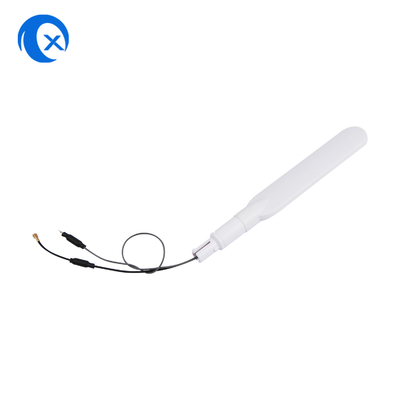 2.4/5.8g Alto ganho 3dBi banda dupla omnidirecional WiFi antena de remoção giratória com fio voador para roteadores