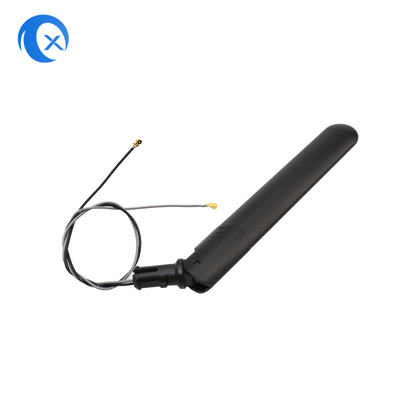Omni 2.4G / 5.8g Dual Band WiFi Paddle Antenna com fio voador / cabo Ipex Conector para Roteador