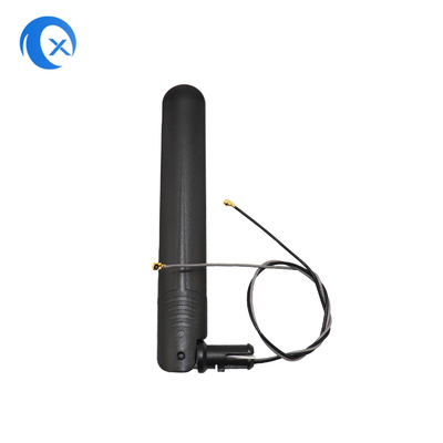 Omni 2.4G / 5.8g Dual Band WiFi Paddle Antenna com fio voador / cabo Ipex Conector para Roteador