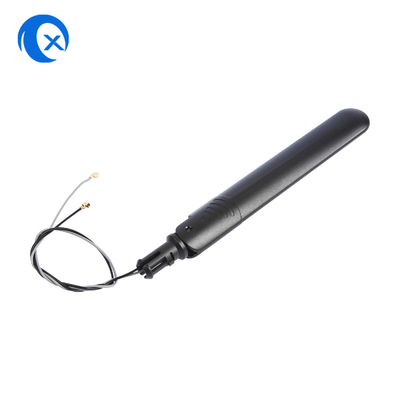 Omni 2.4G / 5.8g Dual Band WiFi Paddle Antenna com fio voador / cabo Ipex Conector para Roteador