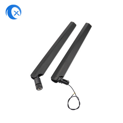 2.4G 5dBi Indoor WiFi Antenna WiFi Routing Dual Frequency 5g Knife Front 5800 MHz Antenna de faca com fio voador ou SMA