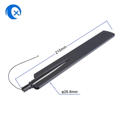 2.4G 5dBi Alto ganho forma de lâmina giratória Omnidireccional Antenna WiFi com conector Ipex de chumbo voador