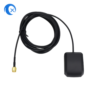 1575.42MHz 27dBi Antenna GPS com duas amplificações Carro DVD Navegação GPS Antenna ativa 3m metros SMA Conector masculino