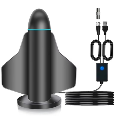 Nova antena de TV digital 4K HD de longo alcance com reforço de sinal para Smart TV e All TV para canais locais dentro e fora de casa