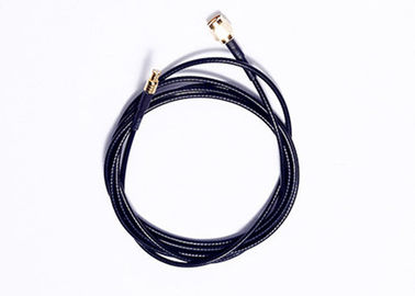 RG174 cabo coaxial masculino do cabo SMA, adaptador do cabo do conector do preto MCX