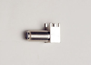 0 - 4 gigahertz tipo conector do metal F da reflexão do hardware da máquina do CNC do baixo
