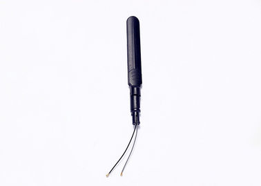 PWB dobrável preto SMA do plástico da G/M SMA da antena com cabo RG113