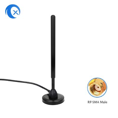 Antena Lorawan para Helium Hotspot 4 dBi com Base Magnética e Cabo de Extensão para Minerador Bobcat 300