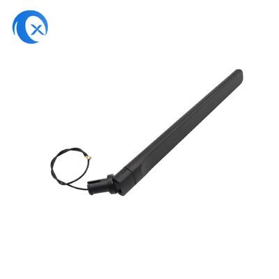Antena tipo pá de borracha 2.4G 5G GPS/GSM/WiFi/TV com cabo coaxial