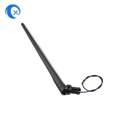 Antena tipo pá de borracha 2.4G 5G GPS/GSM/WiFi/TV com cabo coaxial