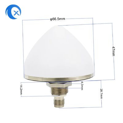 Gnss Glonass GPS Galileo Beidu Antenna de alto ganho com conector TNC