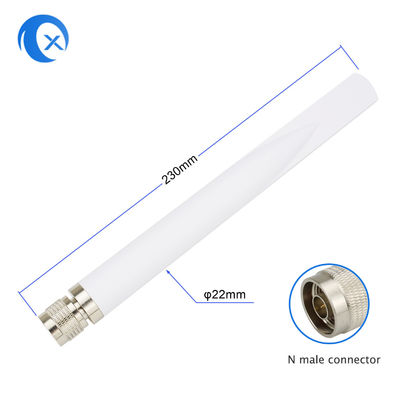 Antena Omnidirectional antiparasitária de UWB com conector macho de N