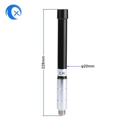 antena Omnidirectional da estação base da fibra de vidro de 2.4G 5dBi WiFi com conector de N