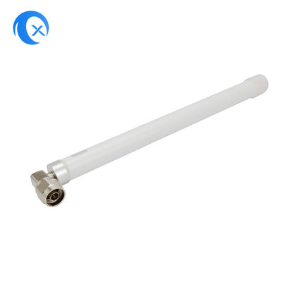 antena da estação base da fibra de vidro de 6dBi 4G LTE com o conector macho do ângulo direito N