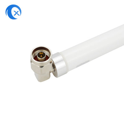 antena da estação base da fibra de vidro de 6dBi 4G LTE com o conector macho do ângulo direito N