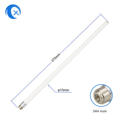 antena Omnidirectional da estação base da fibra de vidro de 2.4G WiFi com conector macho de SMA