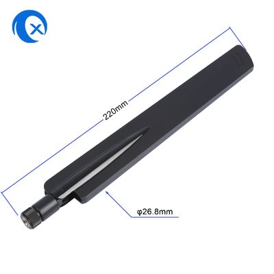 antena dupla de Omni WiFi da faixa de 5dBi 2.4G 5G com o conector do RP SMA do giro